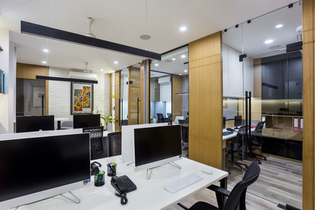 JNP Infrastructure Office Interior – Open Work Area